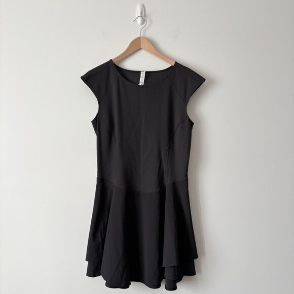 Lululemon Everlux Mesh-Back Tennis Dress Black Size 10 - Picture 6 of 8
